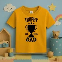 Trophy Dad Est 2026 Toddler T-Shirt thumb 3