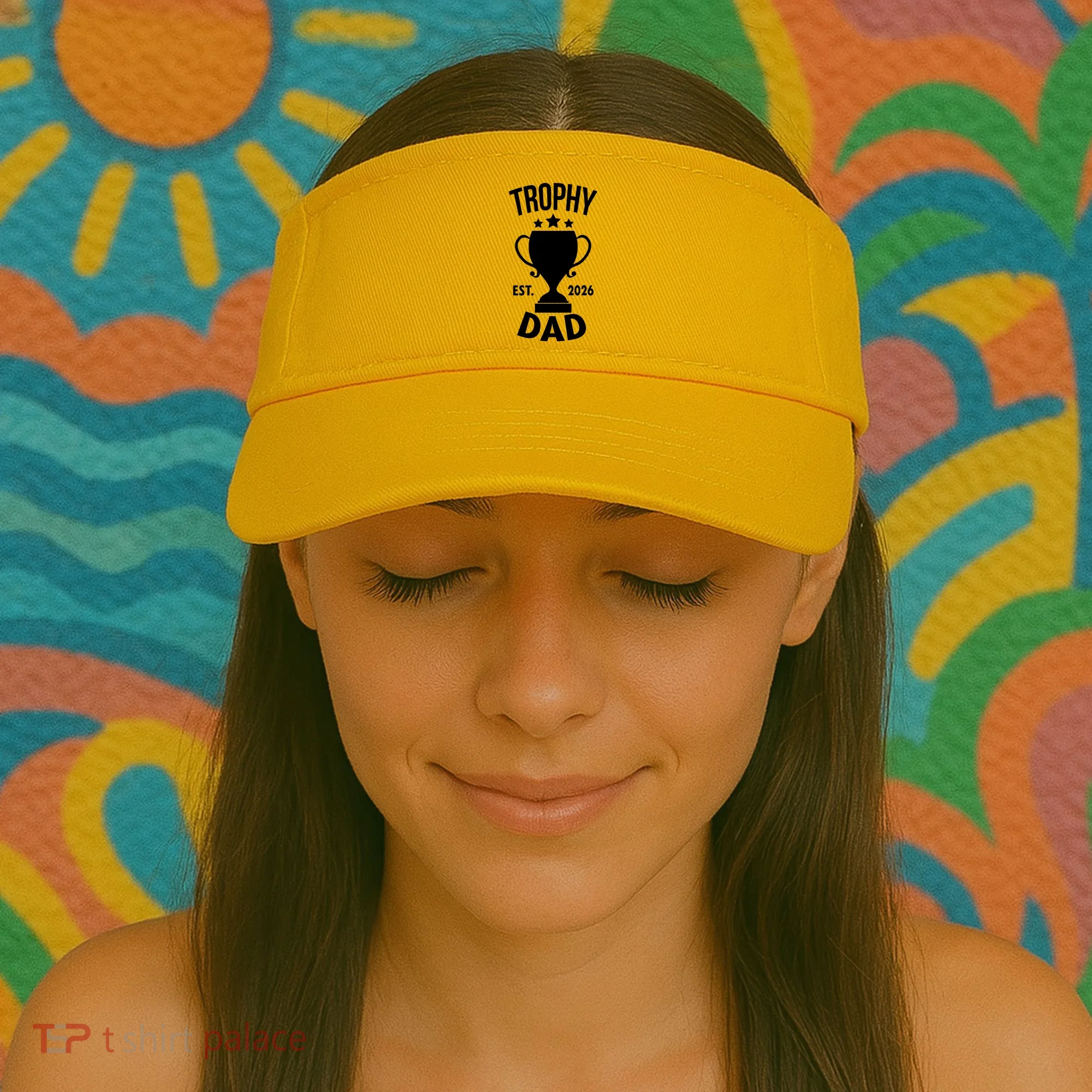 Trophy Dad Est 2026 Visor