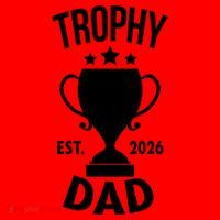 Trophy Dad Est 2026 Santa Hat thumb 1