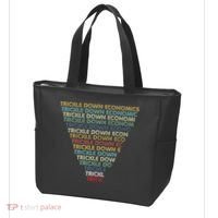 Trickle Down Economics Trick Funny Economic Sarcastic Humor Tote Bag thumb 3