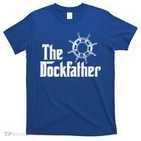 The Dockfather Funny Boating Fishing Boat Dad Captain Boater Meaningful Gift T-Shirt thumb 0