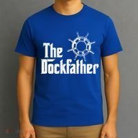 The Dockfather Funny Boating Fishing Boat Dad Captain Boater Meaningful Gift T-Shirt thumb 3