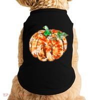 Tie Dye Fall Autumn Pumpkins Doggie Tank thumb 0