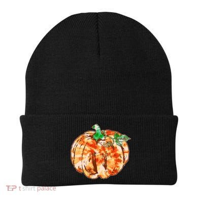 Tie Dye Fall Autumn Pumpkins Beanie