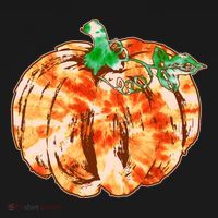 Tie Dye Fall Autumn Pumpkins Pajama Set thumb 2