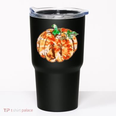 Tie Dye Fall Autumn Pumpkins Tumbler