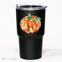 Tie Dye Fall Autumn Pumpkins Tumbler thumb 0