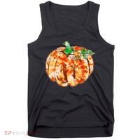 Tie Dye Fall Autumn Pumpkins Tank Top thumb 0