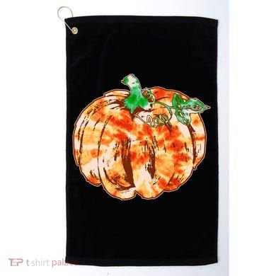 Tie Dye Fall Autumn Pumpkins Golf Towel