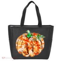 Tie Dye Fall Autumn Pumpkins Tote Bag thumb 0