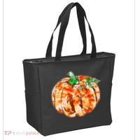 Tie Dye Fall Autumn Pumpkins Tote Bag thumb 2