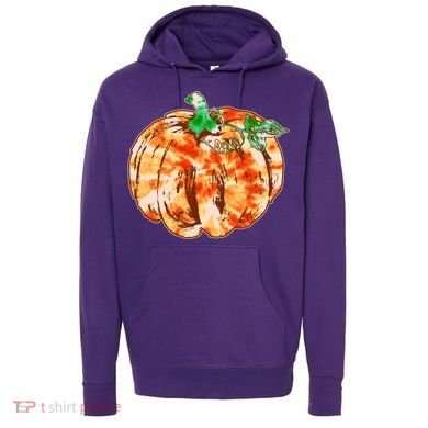 Tie Dye Fall Autumn Pumpkins Hoodie
