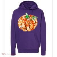 Tie Dye Fall Autumn Pumpkins Hoodie thumb 0