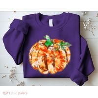 Tie Dye Fall Autumn Pumpkins Sweatshirt thumb 2