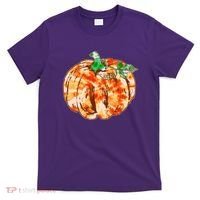 Tie Dye Fall Autumn Pumpkins T-Shirt thumb 0