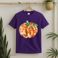 Tie Dye Fall Autumn Pumpkins T-Shirt thumb 2