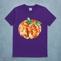 Tie Dye Fall Autumn Pumpkins T-Shirt thumb 5