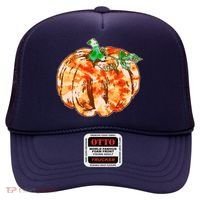 Tie Dye Fall Autumn Pumpkins Hat thumb 0