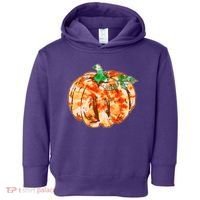Tie Dye Fall Autumn Pumpkins Toddler Hoodie thumb 0