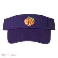 Tie Dye Fall Autumn Pumpkins Visor thumb 0