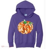Tie Dye Fall Autumn Pumpkins Kids Hoodie thumb 0