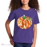 Tie Dye Fall Autumn Pumpkins Kids T-Shirt thumb 2