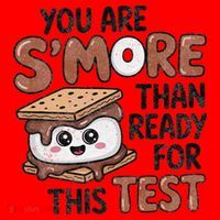 Testing Day Funny You Are SMore Than Ready For This Test Santa Hat thumb 1