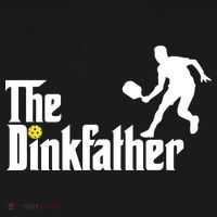 The Dink Father | Pickleball Dad | Funny Pickleball TShirt Apron thumb 3