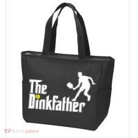 The Dink Father | Pickleball Dad | Funny Pickleball TShirt Tote Bag thumb 3
