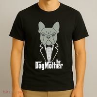 The Dogmother French Bulldog Lover Mom Frenchie Mama Gift T-Shirt thumb 3