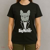 The Dogmother French Bulldog Lover Mom Frenchie Mama Gift T-Shirt thumb 4