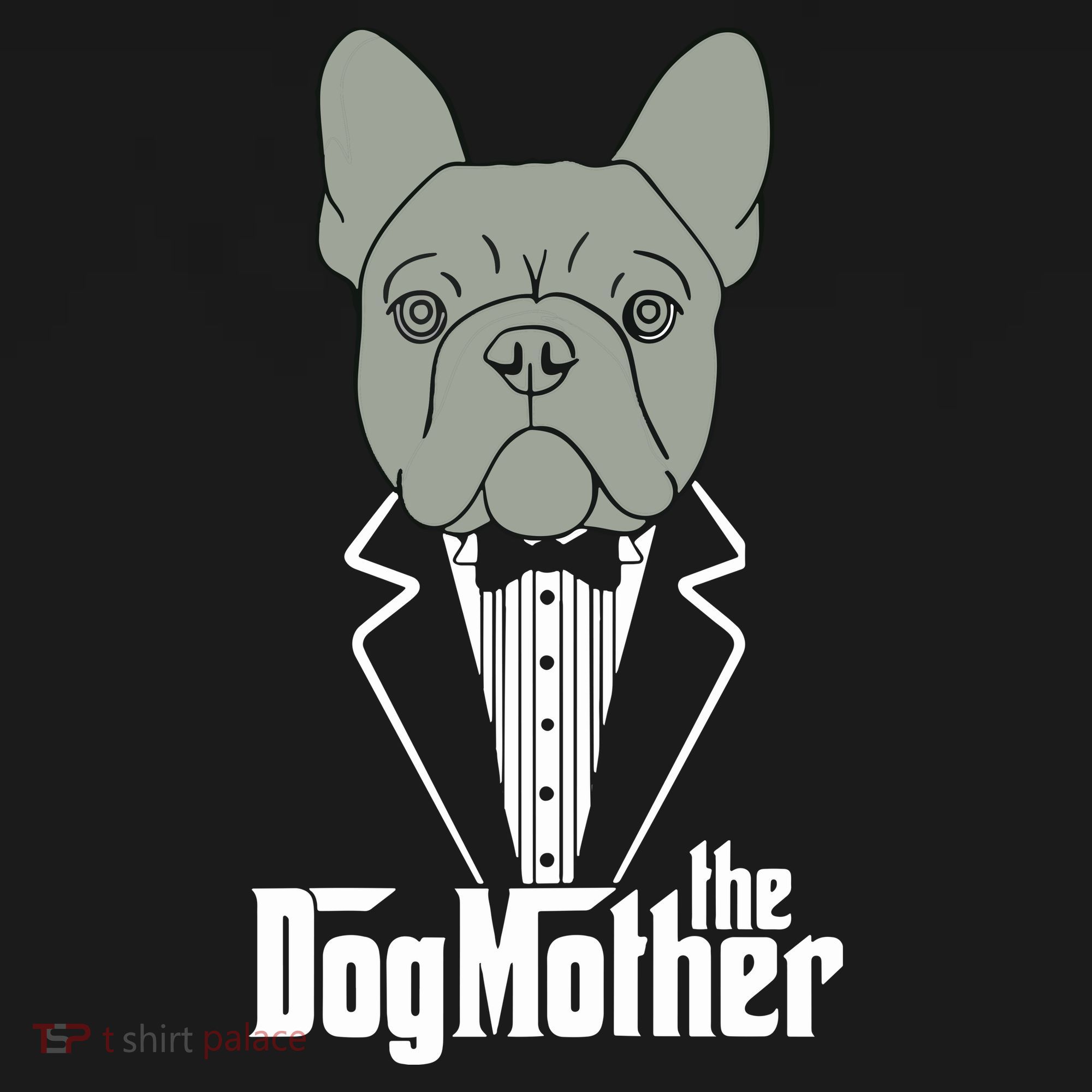 The Dogmother French Bulldog Lover Mom Frenchie Mama Gift Women's Hoodie