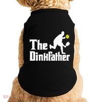 The Dinkfather Funny Pickleball Player Paddleball Lover Doggie Tank thumb 0