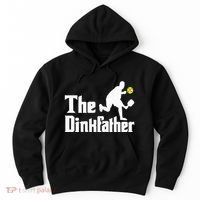 The Dinkfather Funny Pickleball Player Paddleball Lover Hoodie thumb 0
