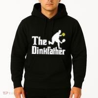 The Dinkfather Funny Pickleball Player Paddleball Lover Hoodie thumb 2