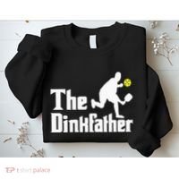 The Dinkfather Funny Pickleball Player Paddleball Lover Sweatshirt thumb 2