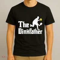 The Dinkfather Funny Pickleball Player Paddleball Lover T-Shirt thumb 3