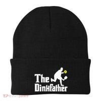 The Dinkfather Funny Pickleball Player Paddleball Lover Beanie thumb 0