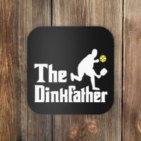 The Dinkfather Funny Pickleball Player Paddleball Lover Coaster thumb 0