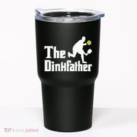 The Dinkfather Funny Pickleball Player Paddleball Lover Tumbler thumb 0
