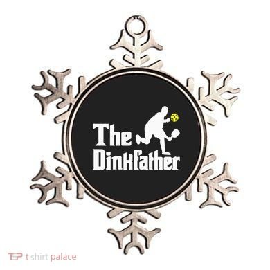 The Dinkfather Funny Pickleball Player Paddleball Lover Ornament
