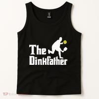 The Dinkfather Funny Pickleball Player Paddleball Lover Tank Top thumb 2