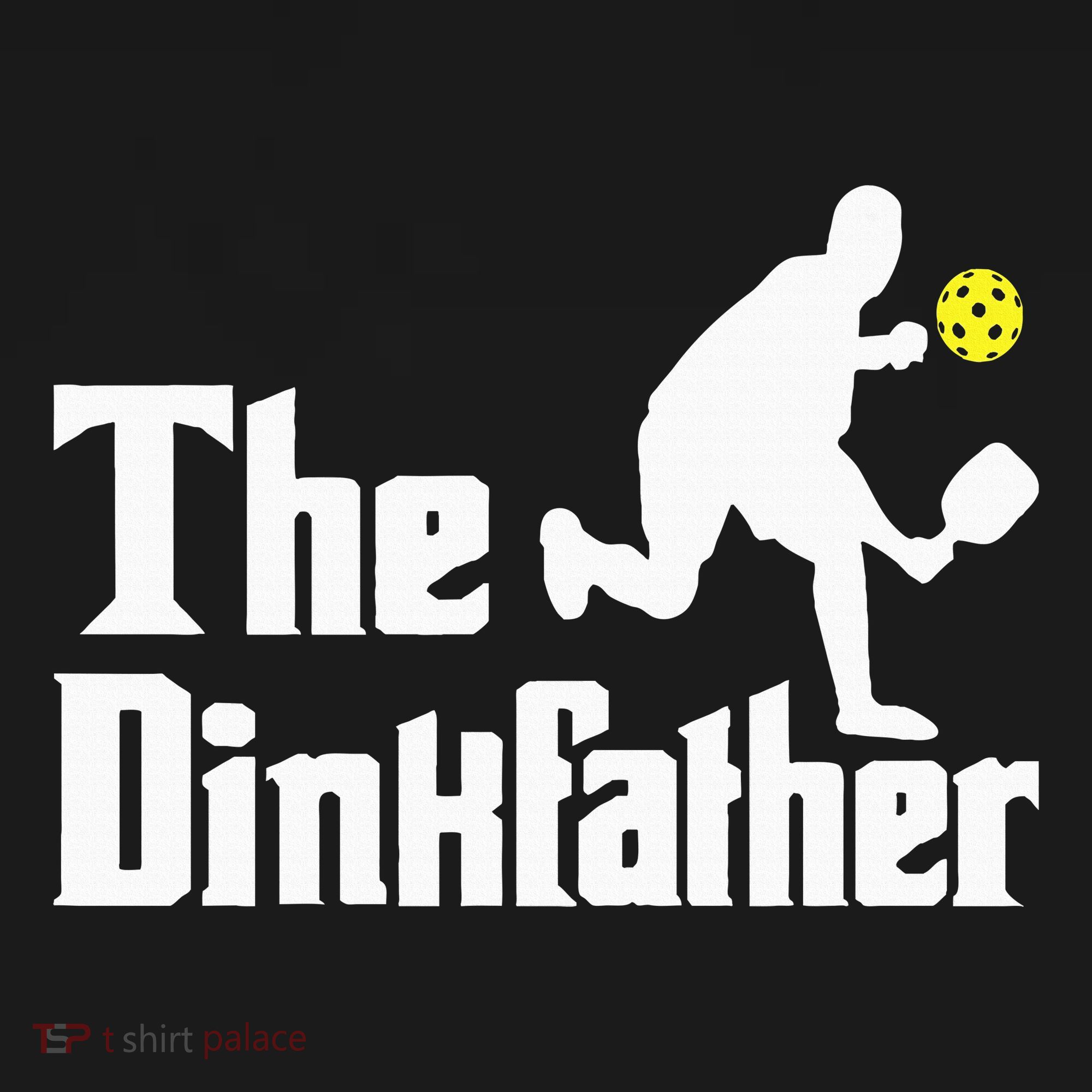 The Dinkfather Funny Pickleball Player Paddleball Lover Tank Top