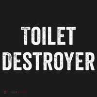 Toilet Destroyer Funny Gag Gift  Kids Hoodie thumb 5