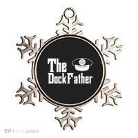 The Dock Father Captain Of The Boat Dad Funny Fathers Day Ornament thumb 0