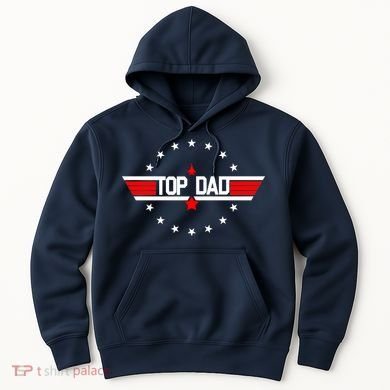 Top Dad Father's Day Airplane Pilot Hoodie