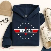 Top Dad Father's Day Airplane Pilot Hoodie thumb 4
