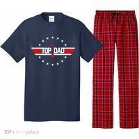 Top Dad Father's Day Airplane Pilot Pajama Set thumb 0