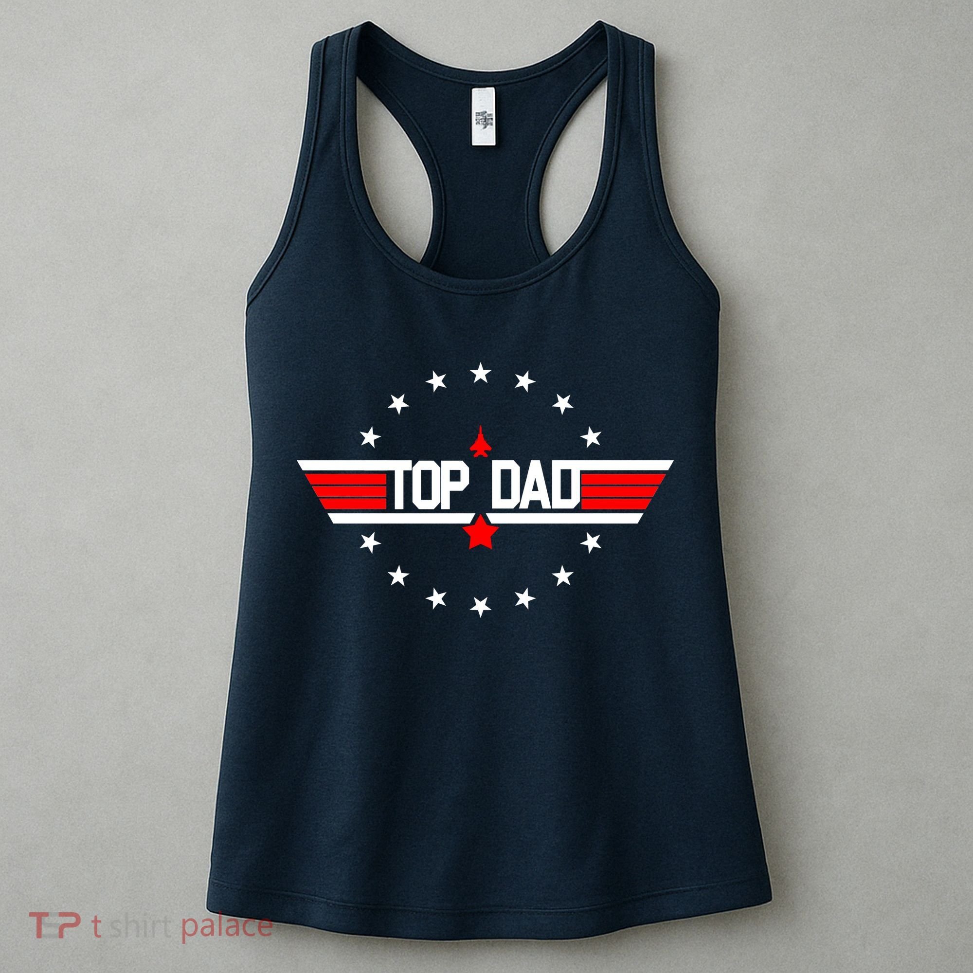 Top Dad Father's Day Airplane Pilot Women's Tank Top