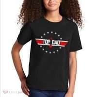 Top Dad Father's Day Airplane Pilot Kids T-Shirt thumb 2